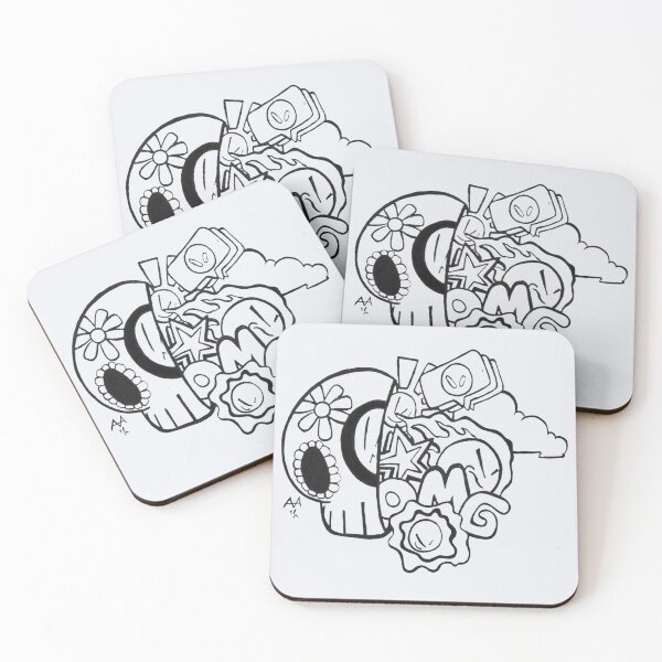 Item preview, A Doodle with a skull    designed and sold by Lynseyconao.