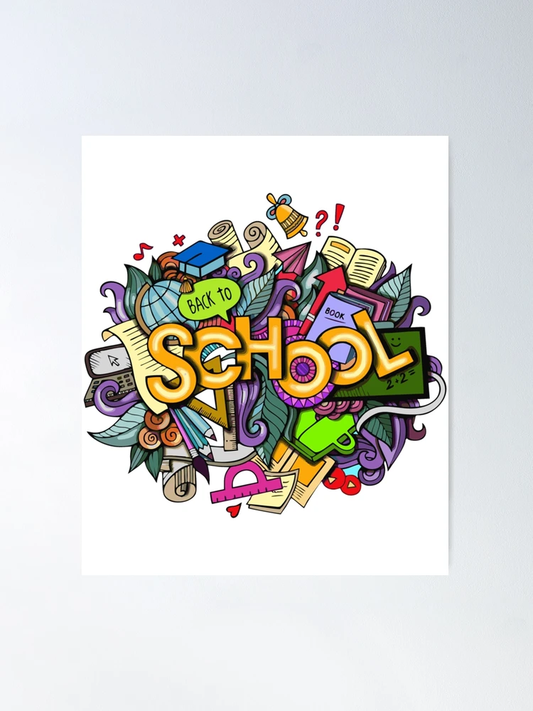 Back to School Doodles Art 