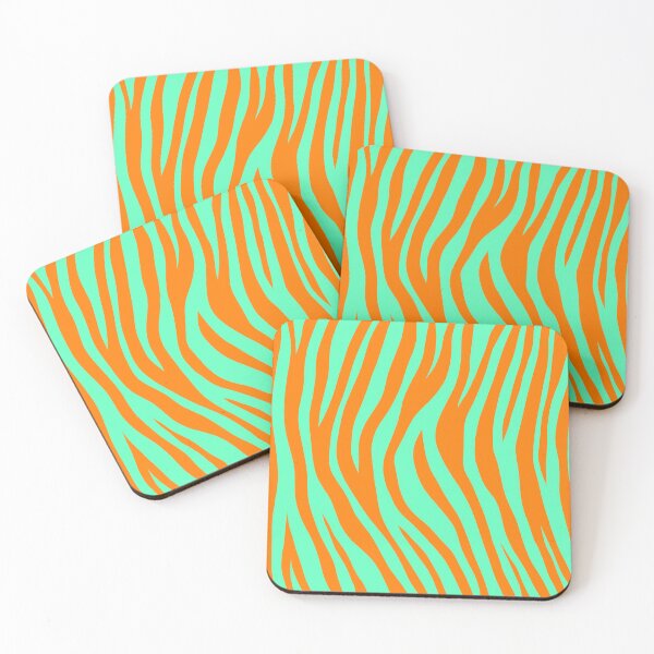 Item preview, Minimalist Halloween Pumpkin Inspired Stripes: Orange and Green designed and sold by A.X. Bates.