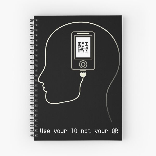 Item preview, Use your IQ not your QR designed and sold by LiToDesignCo.