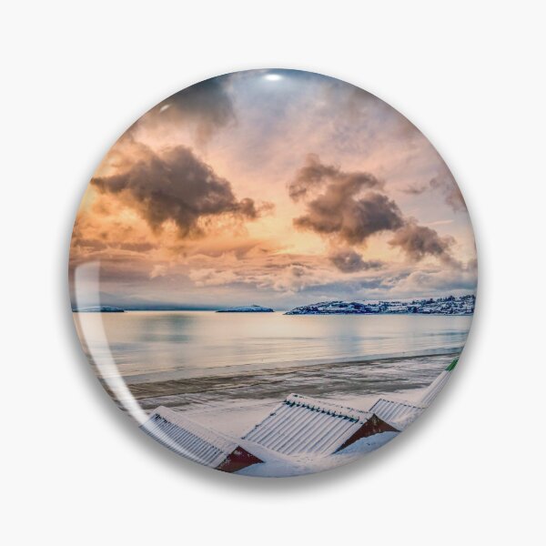 Item preview, Abersoch beach snowy sunrise,MSBH designed and sold by Turtle  Photography.