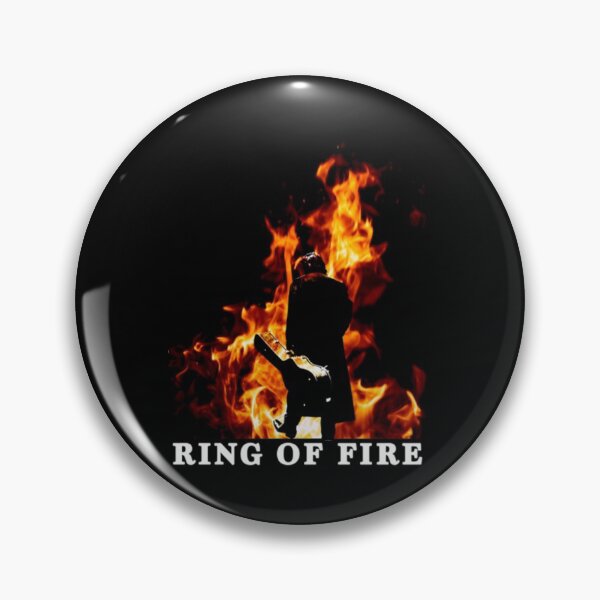 Item preview, Graphic Johnny Cash Ring Of Fire Gift For Fans designed and sold by MarinaVukovic.