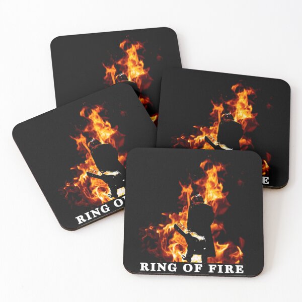 Artikelvorschau, Grafisches Johnny Cash Ring Of Fire Geschenk für Fans entworfen und verkauft von MarinaVukovic.