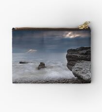 Sun rays over the ocean Studio Pouch
