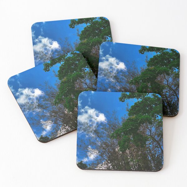 Item preview, bamboo trees and blue sky designed and sold by SandraMego.