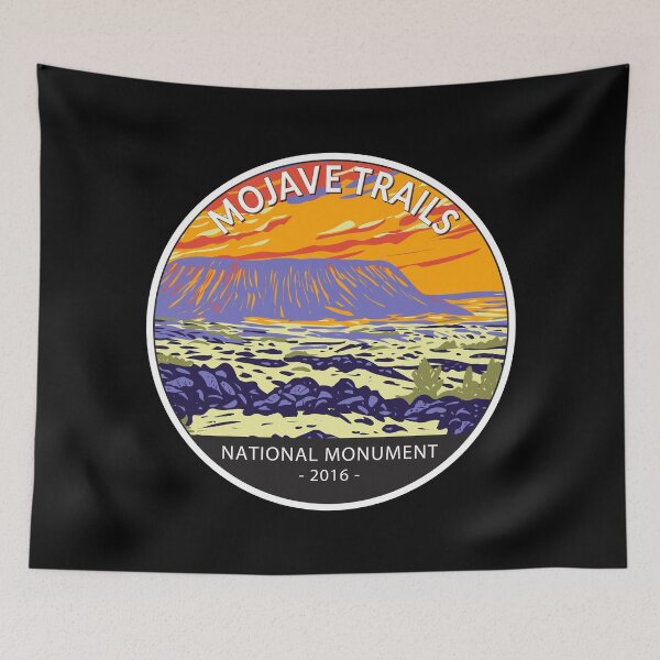 Item preview, Mojave Trails National Monument Amboy Crater California Circle designed and sold by KrisSidDesigns.