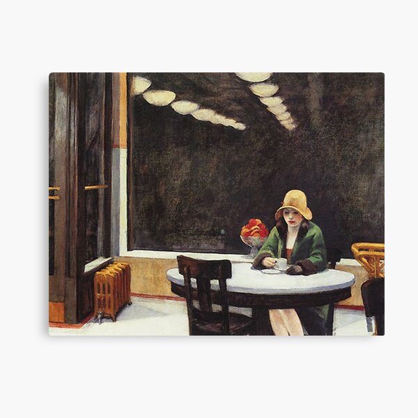 Item preview, Edward Hopper, Automat, 1927 designed and sold by Art  Outlaws.
