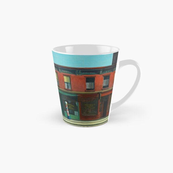 Edward Hopper Rooftops Enamel Mug