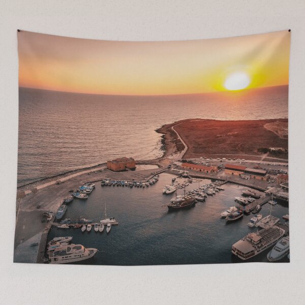 Item preview, Paphos Sunset Cyprus designed and sold by DRONY.