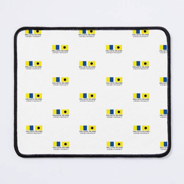 Item preview, Kelleys Island Nautical Flag KI GPS Coordinates Kilo India designed and sold by BusyBeeLife.