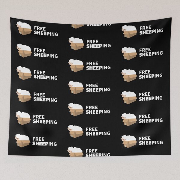 Item preview, Free Shipping Sheep | Gift Ideas | Birthday | Puns Jokes designed and sold by Fluffy-Vectors.