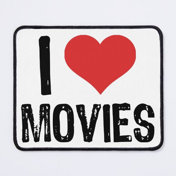 Item preview, I Love Movies designed and sold by The "I Love Everything" Shop.