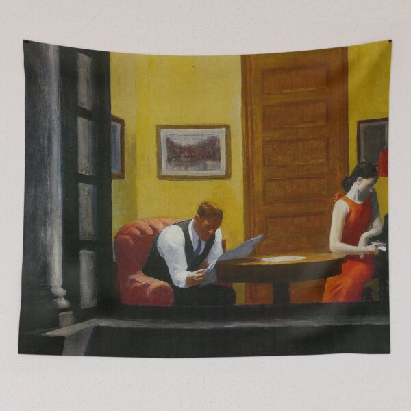 Item preview, Edward Hopper, Room in New York, 1932 designed and sold by Art Outlaws.