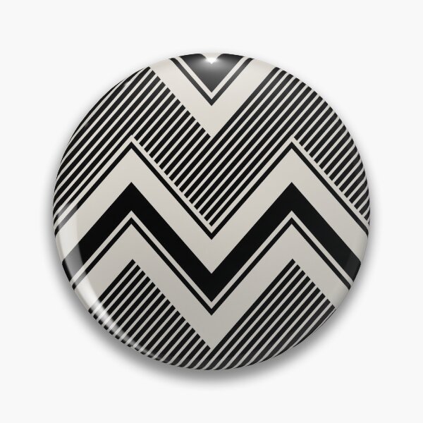 Item preview, Black and off white zig zag pattern designed and sold by BLMcreations.