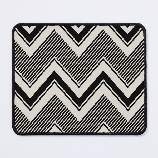 Item preview, Black and off white zig zag pattern designed and sold by BLMcreations.