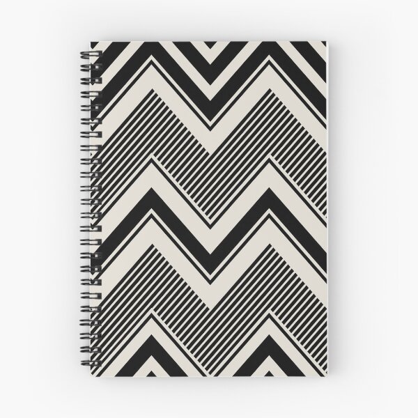 Item preview, Black and off white zig zag pattern designed and sold by BLMcreations.
