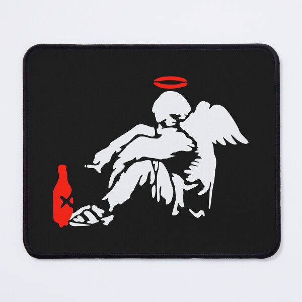 Item preview, Banksy Fallen Angel | White designed and sold by WE-ARE-BANKSY.
