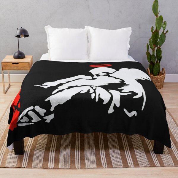 Item preview, Banksy Fallen Angel | White designed and sold by WE-ARE-BANKSY.