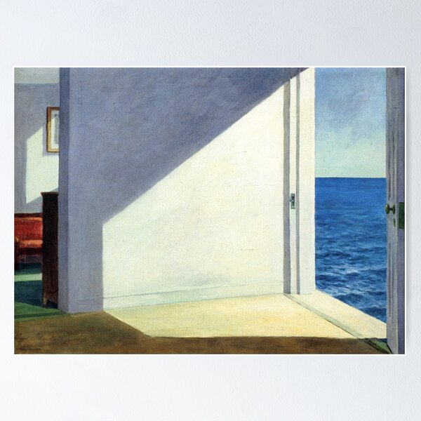Item preview, Edward Hopper, Zimmer am Meer, 1951 designed and sold by Art  Outlaws.