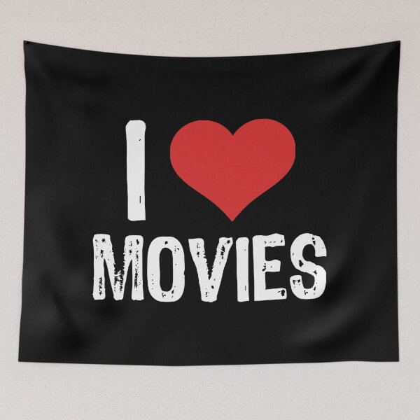 Item preview, I Love Movies designed and sold by The "I Love Everything" Shop.
