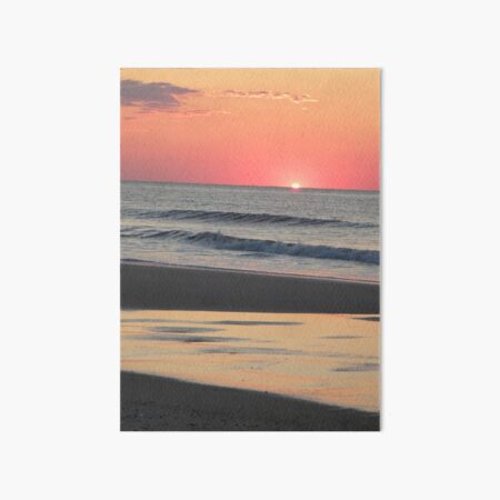 Barrier island dawn Art Board Print
