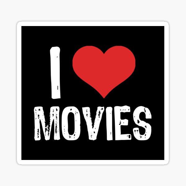 Item preview, I Love Movies designed and sold by The "I Love Everything" Shop.