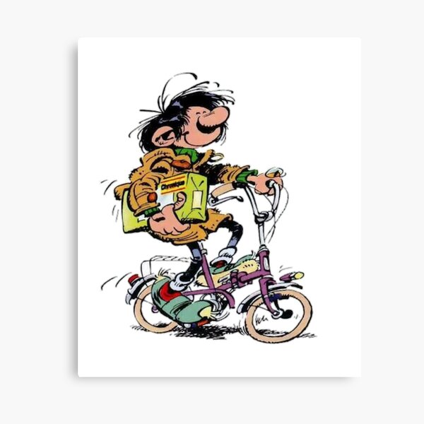 Art Mural Sur Le Theme Lagaffe Redbubble