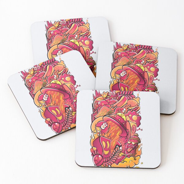 Item preview, Red and golden doodles     designed and sold by Lynseyconao.