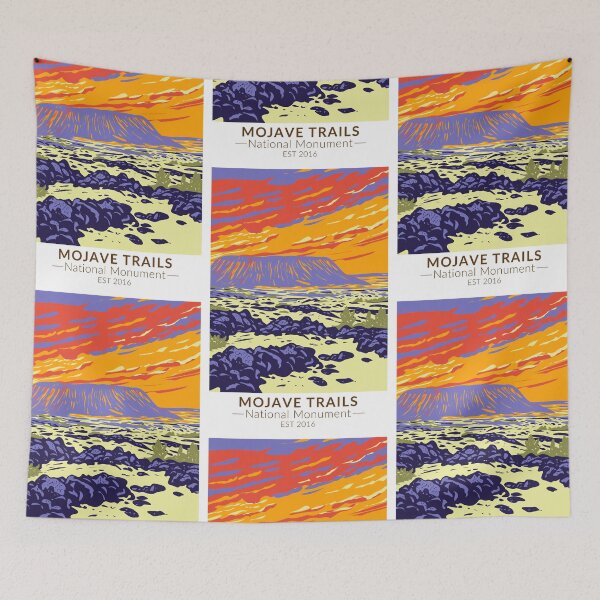 Item preview, Mojave Trails National Monument Amboy Crater California Vintage designed and sold by KrisSidDesigns.
