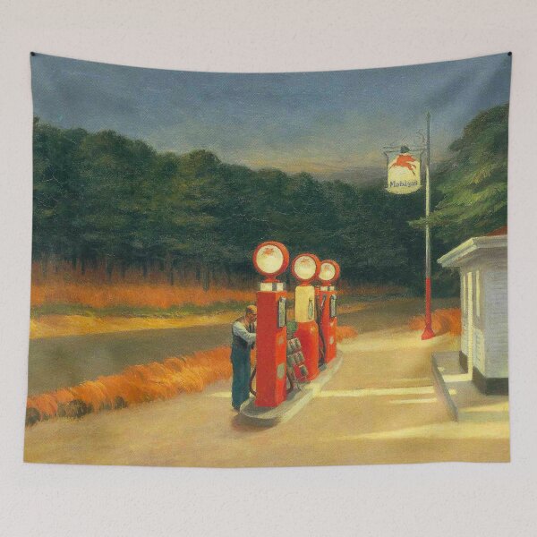 Item preview, Edward Hopper, Gas, 1940 designed and sold by Art Outlaws.