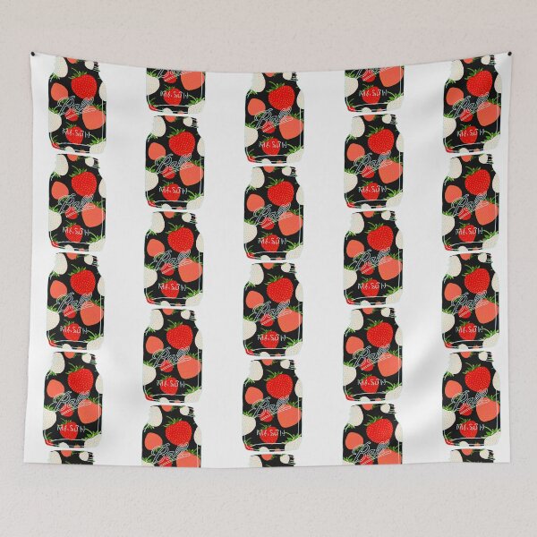 Item preview, Strawberries in a Mason jar designed and sold by Niibidoon.