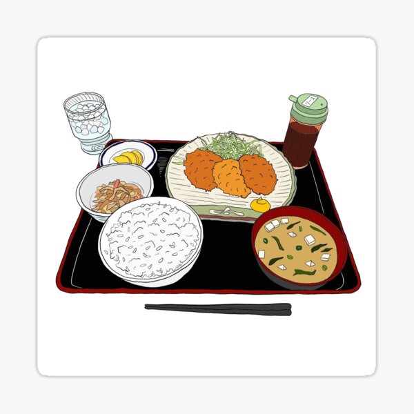 Kawaii Bento Box Sticker for Sale by OtakuAtWork