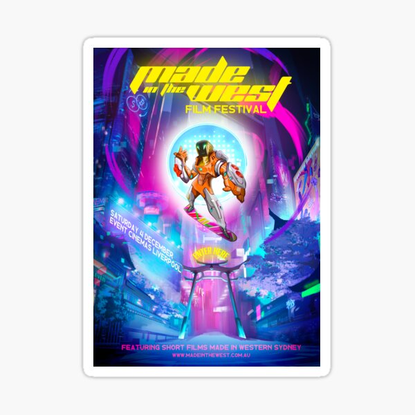 Made in the West 2021 Poster Art Sticker