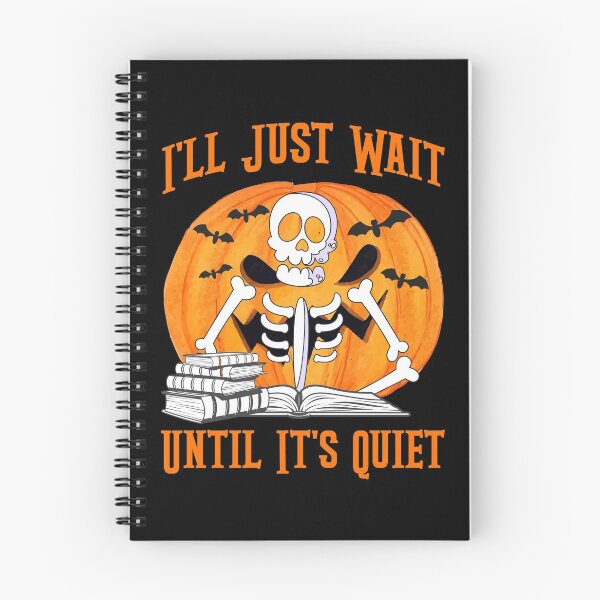 Item preview, I'll Just Wait Until It's quiet Skeleton Teacher designed and sold by hypertee-design.