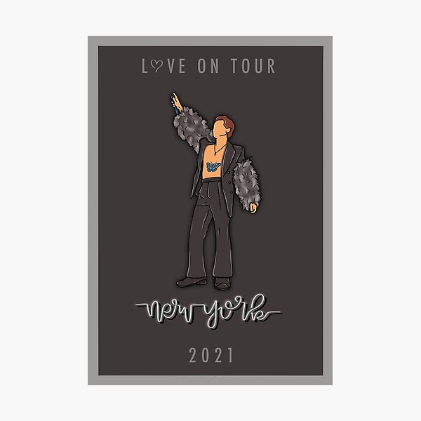 harry styles - love on tour - new york night 1 Photographic Print