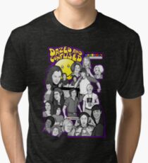 dazed and confused character collage art Tri-blend T-Shirt