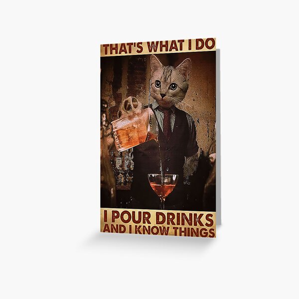 Item preview, Pour Drinks And Know Things Bartender designed and sold by ionilla2019.