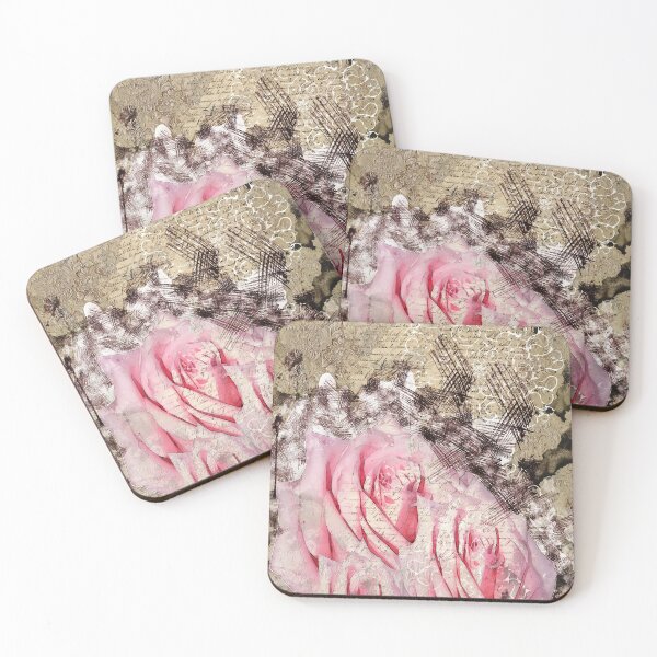 Item preview, Pink roses Abstract color designed and sold by artdragongift 15.
