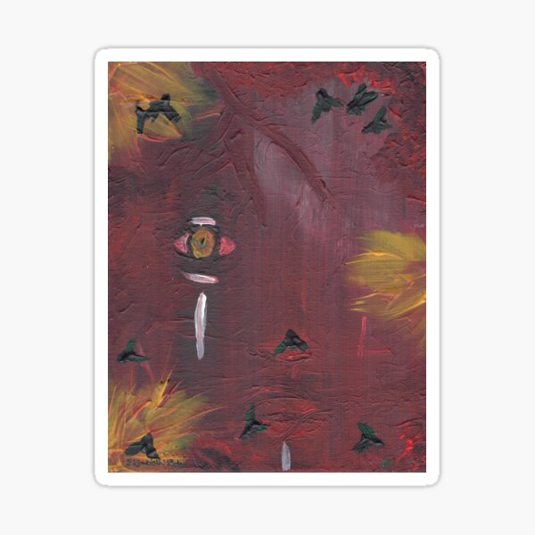 Lady of the Flies Sticker