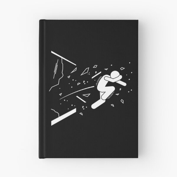 Item preview, Man Jump And Breaking Through Glass Window Stickman White Version designed and sold by Stickman--.