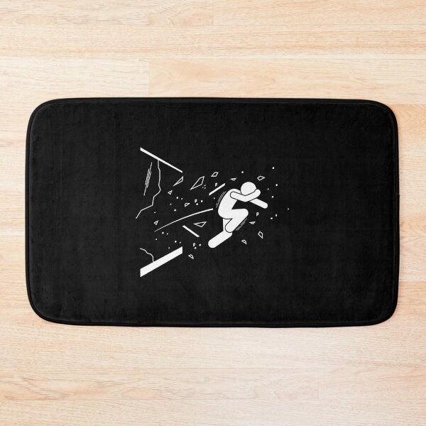 Item preview, Man Jump And Breaking Through Glass Window Stickman White Version designed and sold by Stickman--.