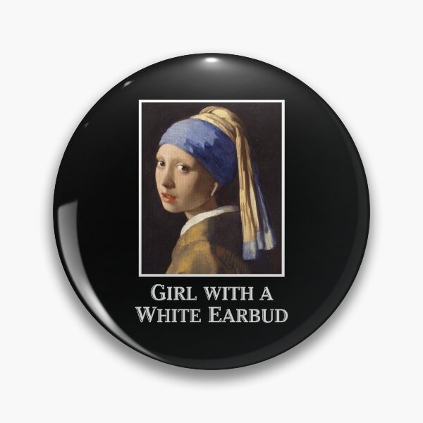 Item preview, Girl with a White Earbud designed and sold by twHistory.