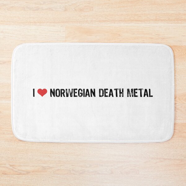 Item preview, I Love Norwegian Death Metal designed and sold by The "I Love Everything" Shop.