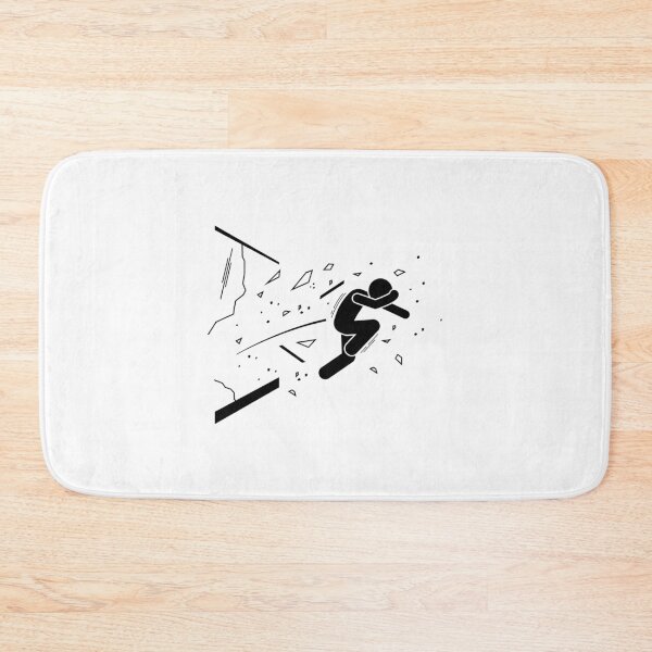 Item preview, Copy of Man Jump And Breaking Through Glass Window Stickman Black Version designed and sold by Stickman--.