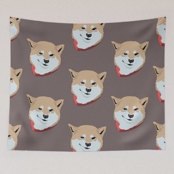 Item preview, The Fluffy Dog Club (Shiba Dog Design Decor) designed and sold by MindCereal.