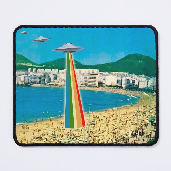 Item preview, A Summer Vacation - UFOs on the beach designed and sold by MsGonzalez.