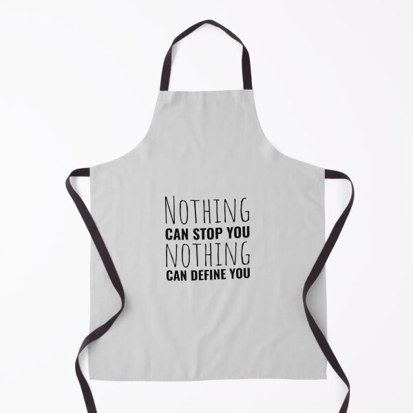 Item preview, Nothing can stop you and nothing can define you. Sports quotes designed and sold by Minimalist Quotes and Sayings.