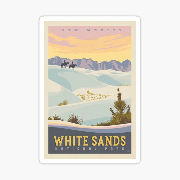Item preview, White Sands National Park Poster, New Mexico Travel Print, Gift For Travel, Home Wall Art, Office Wall Decor, State Map Poster, No Frame designed and sold by DojiHome.