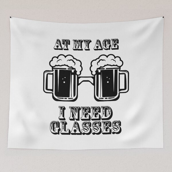 Item preview, At My Age i Need Glasses designed and sold by GeminiDaydreamer.