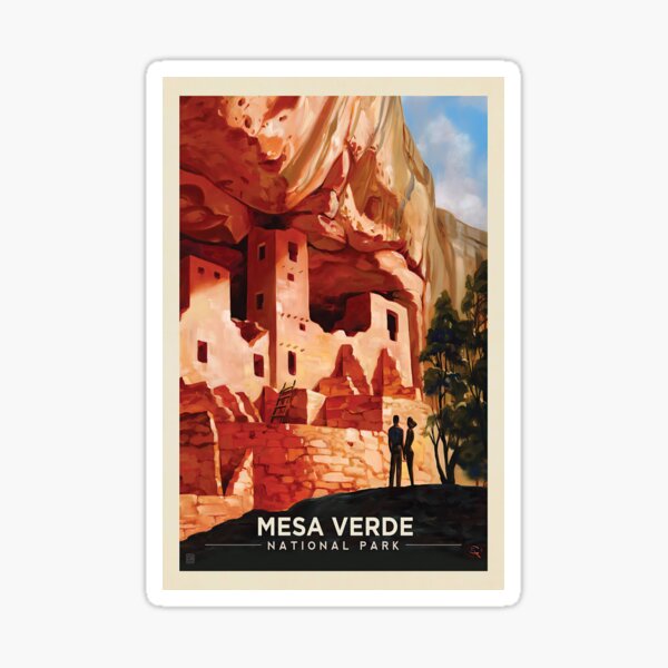 Item preview, Mesa Verde National Park Cliffside Treasure Poster, National Park Print, Mesa Verde Print Wall Decor, Home Art Print, Office Wall Decor designed and sold by DojiHome.